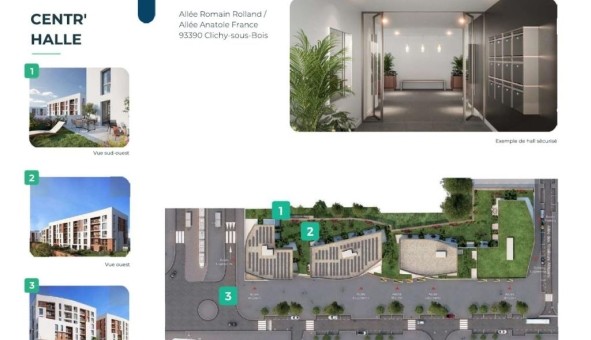 Logement tudiant T2 à Clichy sous Bois (93390)