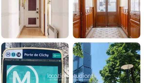 Logement tudiant T2 à Clichy (92110)