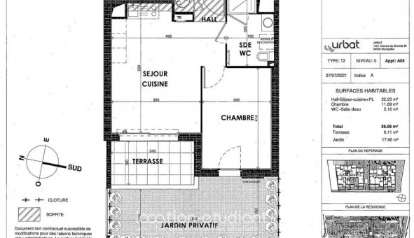 Logement tudiant T2 à Cogolin (83310)