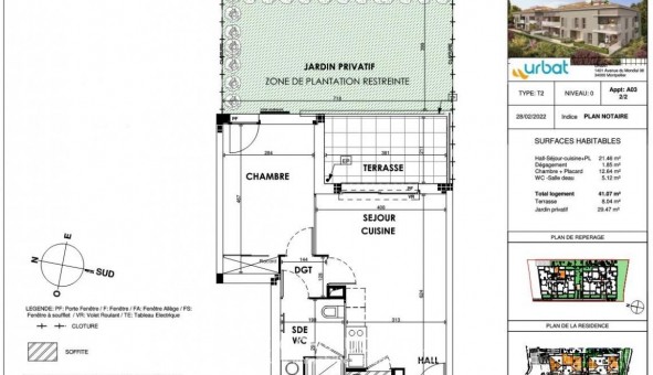 Logement tudiant T2 à Cogolin (83310)