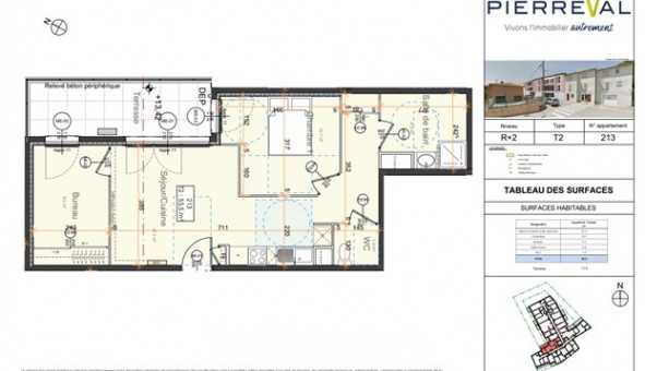 Logement �tudiant T2 &agrave; Cogolin (83310)