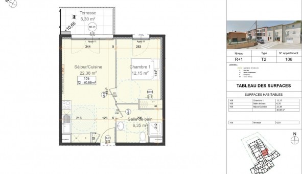 Logement �tudiant T2 &agrave; Cogolin (83310)
