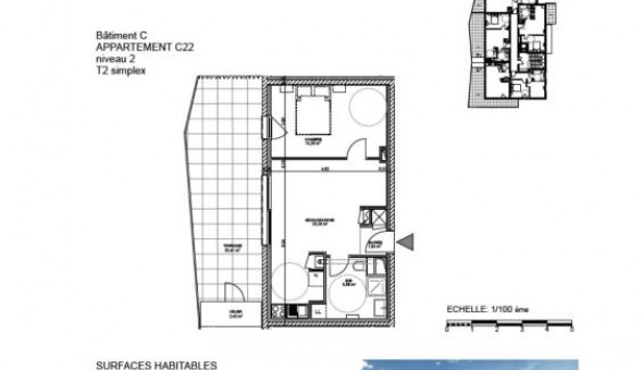 Logement �tudiant T2 &agrave; Colmar (68000)