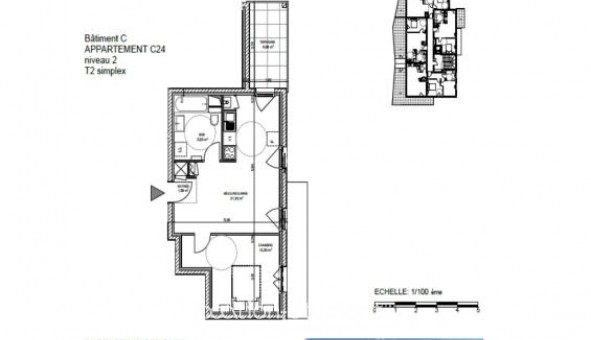 Logement �tudiant T2 &agrave; Colmar (68000)