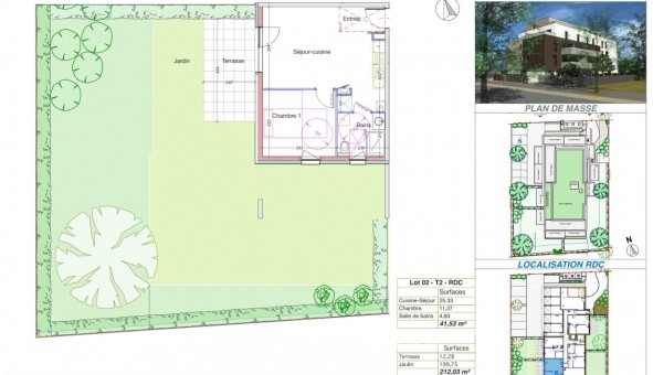 Logement �tudiant T2 &agrave; Colmar (68000)