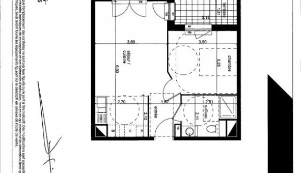 Logement �tudiant T2 &agrave; Compi�gne (60200)