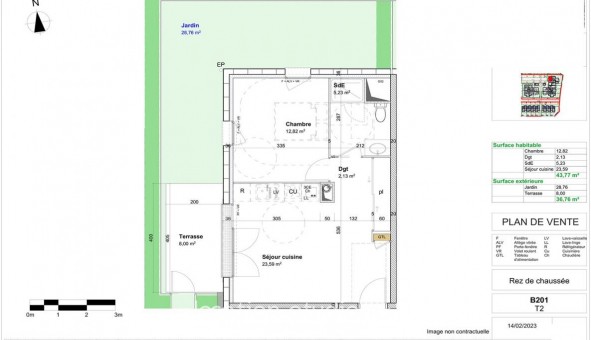 Logement tudiant T2 à Cormelles le Royal (14123)