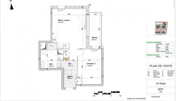Logement tudiant T2 à Cormelles le Royal (14123)