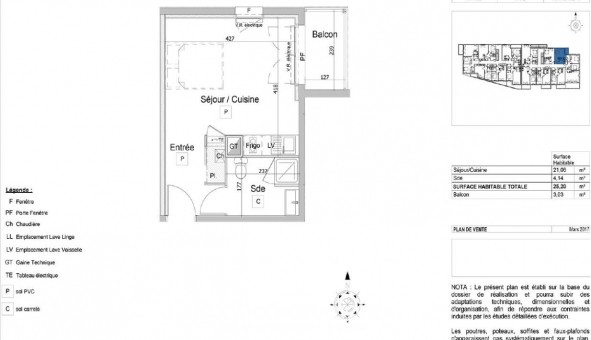 Logement �tudiant T2 &agrave; Cou�ron (44220)