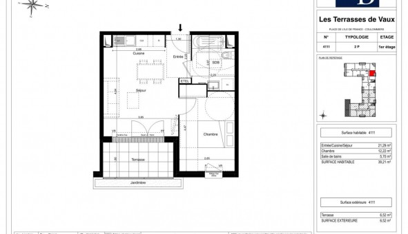 Logement �tudiant T2 &agrave; Coulommiers (77120)