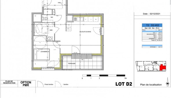 Logement étudiant T2 à Dijon (21000)