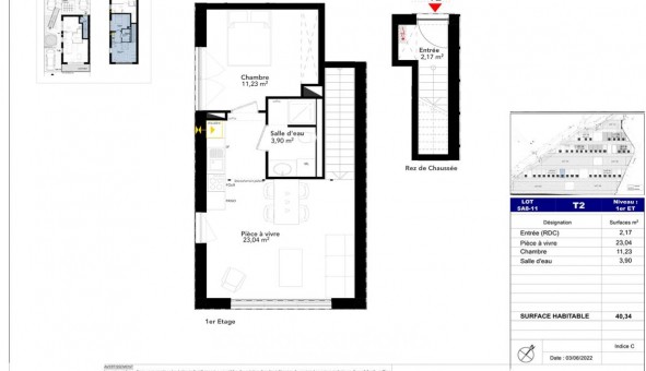 Logement �tudiant T2 &agrave; Dijon (21000)