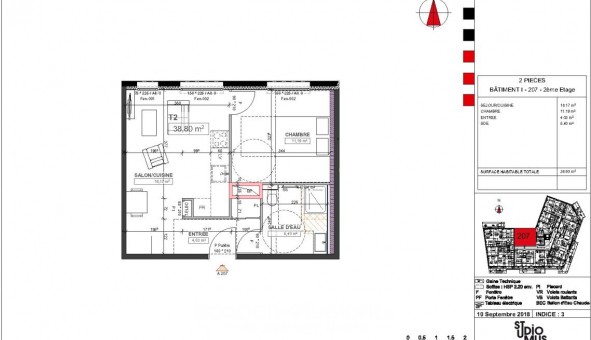 Logement �tudiant T2 &agrave; Dijon (21000)