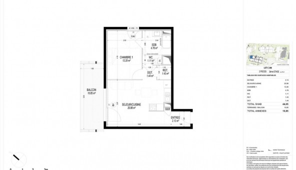 Logement tudiant T2 à Domne (38420)