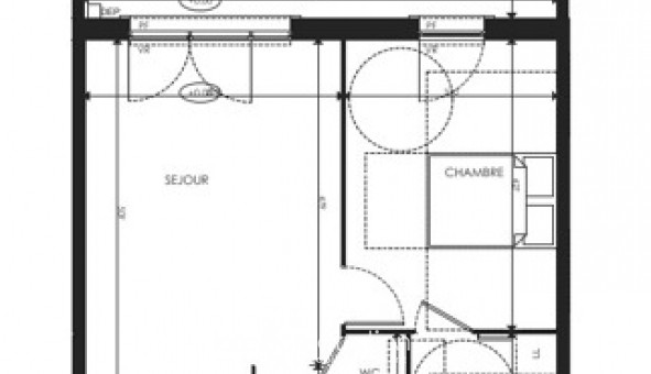 Logement �tudiant T2 &agrave; Draguignan (83300)