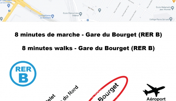 Logement étudiant T2 à Drancy (93700)