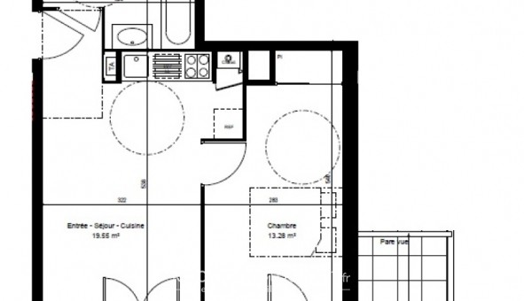 Logement tudiant T2 à chirolles (38130)