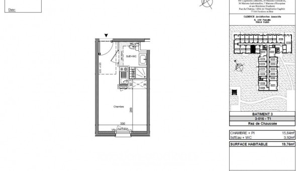 Logement �tudiant T2 &agrave; Ferri�res en Brie (77164)