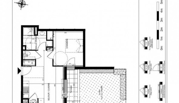 Logement tudiant T2 à Fondettes (37230)