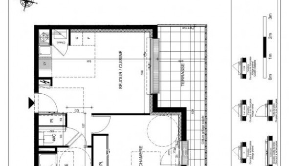 Logement tudiant T2 à Fondettes (37230)