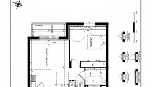 Logement tudiant T2 à Fondettes (37230)