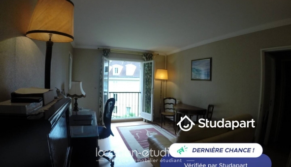 Logement étudiant T2 &agrave; Fontainebleau (77300)