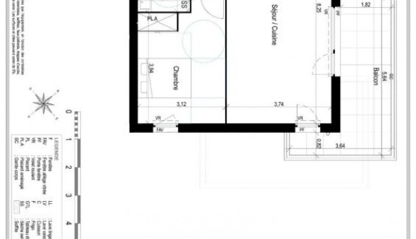Logement �tudiant T2 &agrave; Fr�jus (83600)