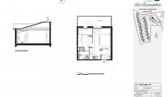 Logement �tudiant T2 &agrave; Gap (05000)