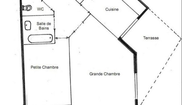 Logement tudiant Location T2 Vide Genas (69740)