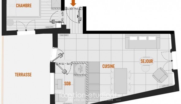 Logement tudiant Location T2 Meublé Gentilly (94250)