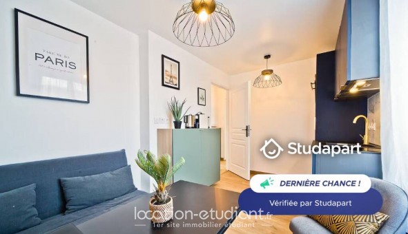 Logement �tudiant Location T2 Meubl&eacute; Gentilly (94250)