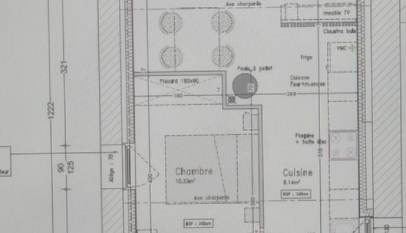 Logement �tudiant T2 &agrave; Grandchamps des Fontaines (44119)