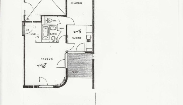 Logement étudiant T2 à Grenoble (38000)
