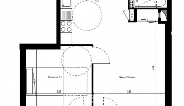 Logement tudiant T2 à Grenoble (38000)