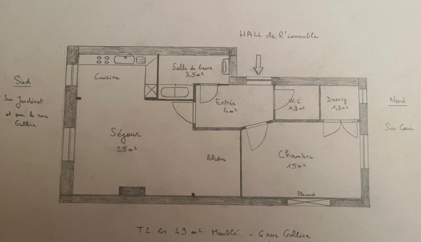 Logement tudiant T2 à Grenoble (38000)