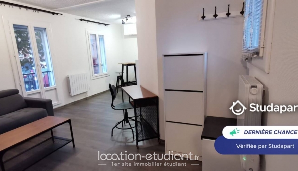 Logement étudiant T2 &agrave; Grenoble (38000)