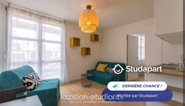 Logement étudiant T2 &agrave; Grenoble (38000)