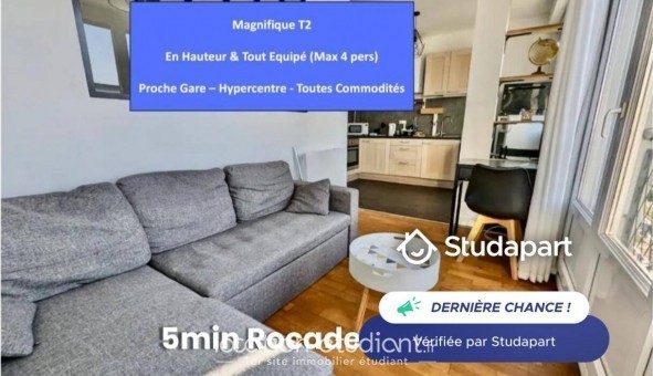 Logement �tudiant T2 &agrave; Grenoble (38000)