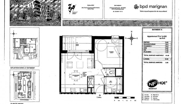Logement �tudiant T2 &agrave; Haguenau (67500)