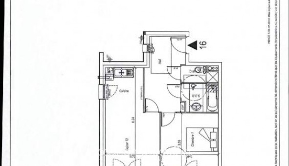 Logement tudiant T2 à Hallennes lez Haubourdin (59320)