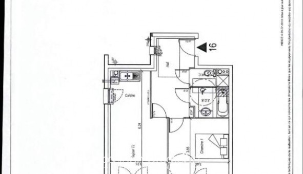 Logement �tudiant T2 &agrave; Hallennes lez Haubourdin (59320)
