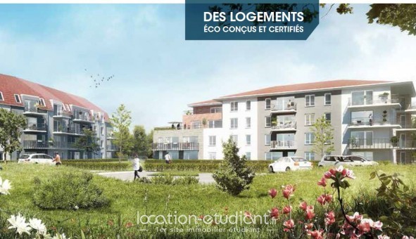 Logement �tudiant T2 &agrave; Hem (59510)