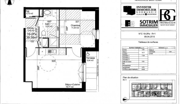 Logement tudiant T2 à Hrouville Saint Clair (14200)