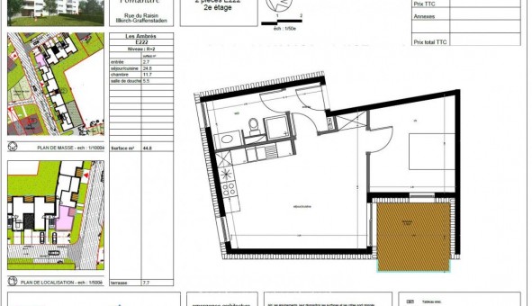 Logement tudiant T2 à Illkirch Graffenstaden (67400)