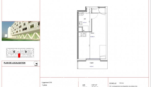 Logement tudiant T2 à Illkirch Graffenstaden (67400)