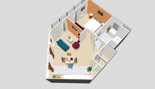 Logement �tudiant T2 &agrave; Issy les Moulineaux (92130)