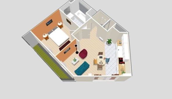 Logement �tudiant T2 &agrave; Issy les Moulineaux (92130)