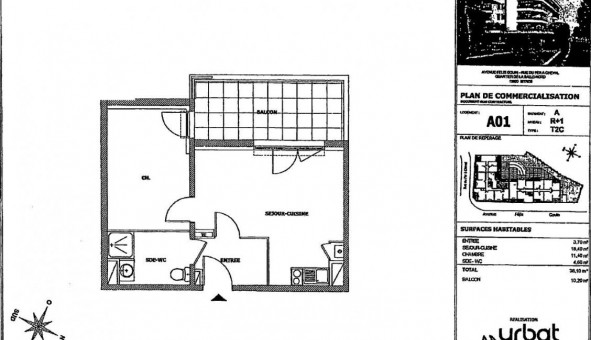 Logement tudiant T2 à Istres (13800)