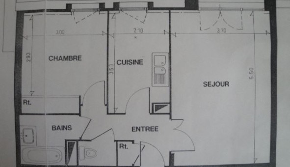 Logement tudiant T2 à Jouy le Moutier (95280)