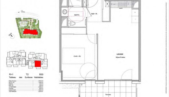 Logement �tudiant T2 &agrave; L'Isle d'Abeau (38080)